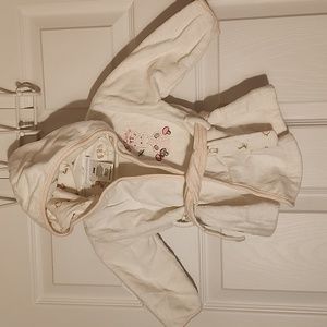 3-6 month Terry cloth bathrobe with hood